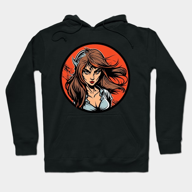 WOLF GIRL Hoodie by Monstik